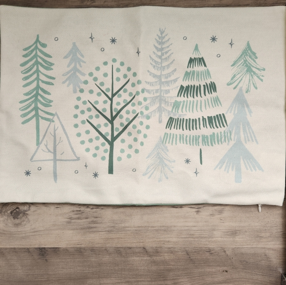 Winter Tree Pillow Cover